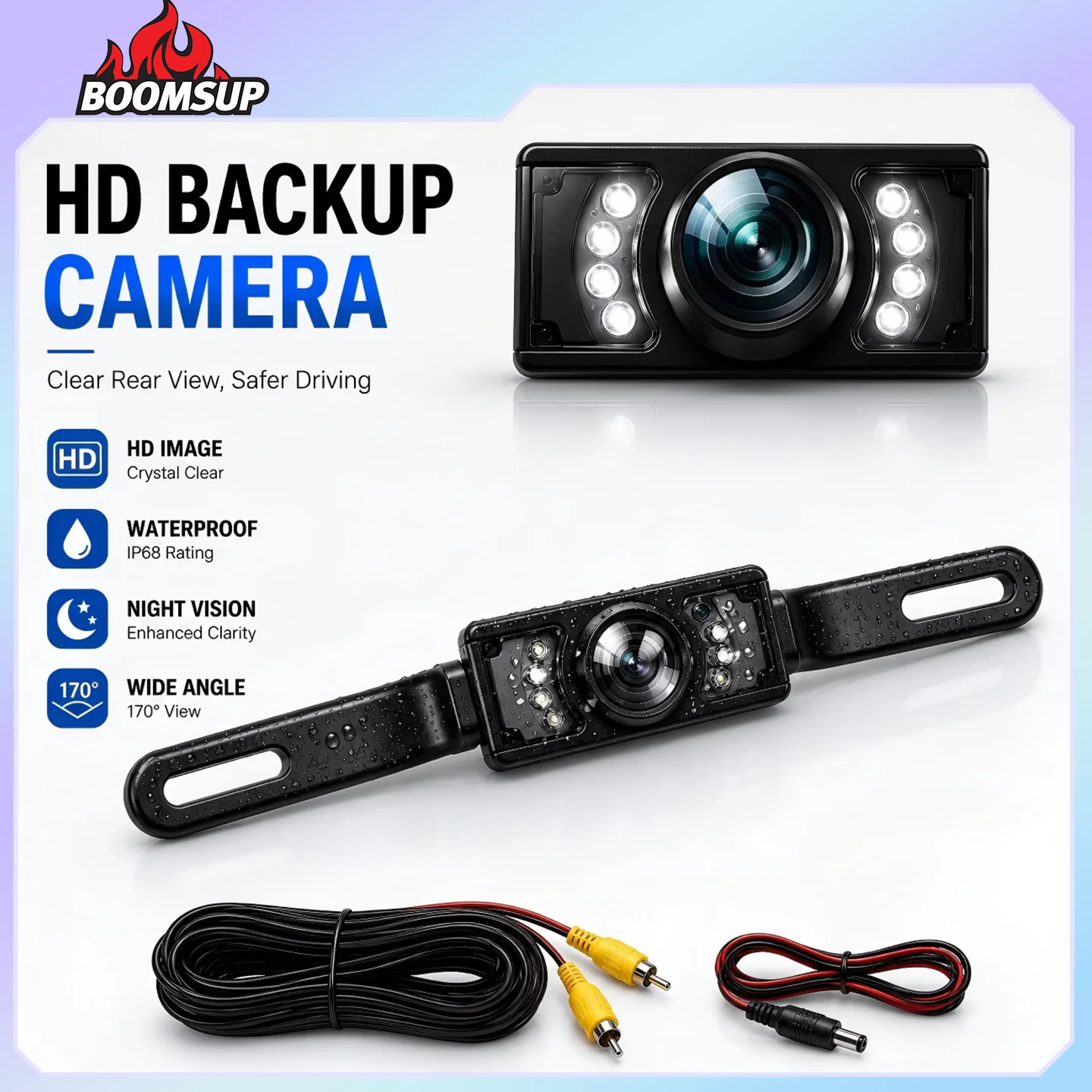Photography Lighting Products - كاميرا خلفية للوحة ترخيص السيارة، 170