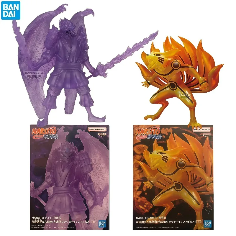 Original BANDAI BANPRESTO NARUTO Shippuden Susanoo/Kurama Animation Figures Toys Collection ClearPurple Anime Model Toy Gift AS