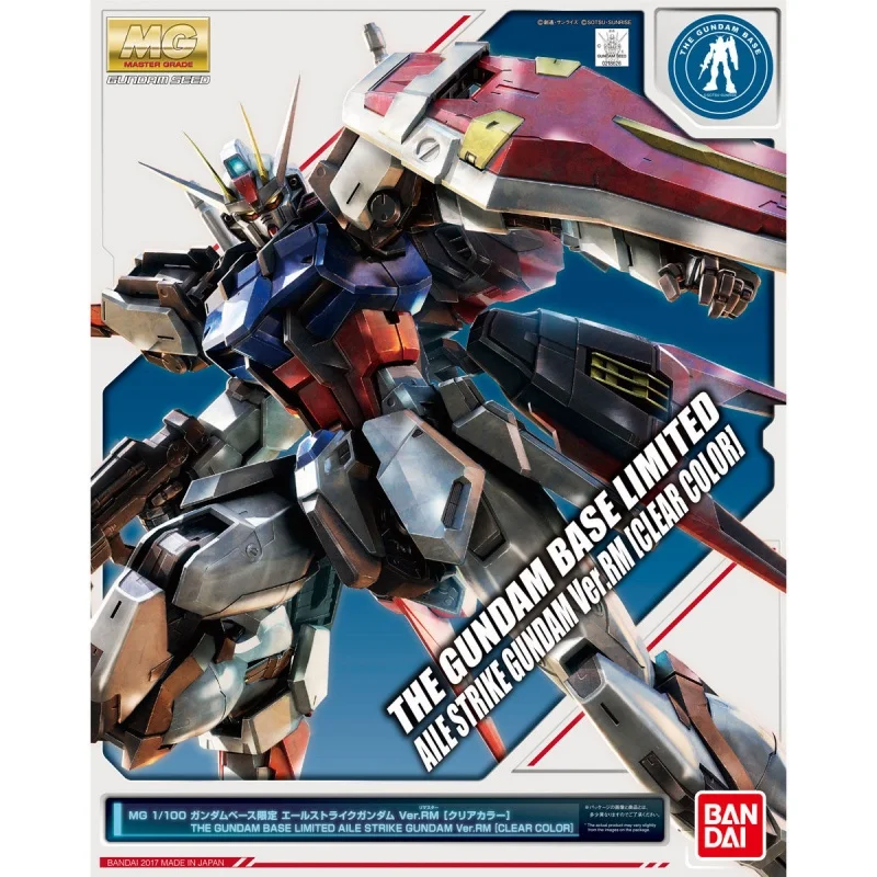 

In Stock Bandai Original Mg 1/100 Mg-gundam Aile Strike Gundam Action Figure Model Doll Brand New Boxed Anime Characters Toys