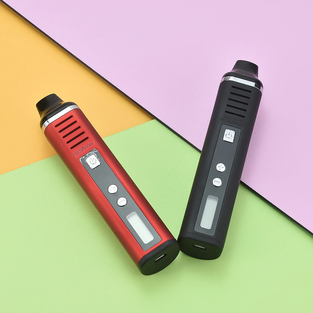 Kit vaporizzatore per erbe secche Pathfinder V2 originale 2200mAh sigaretta elettronica con Display OLED controllo della temperatura del vapore vape