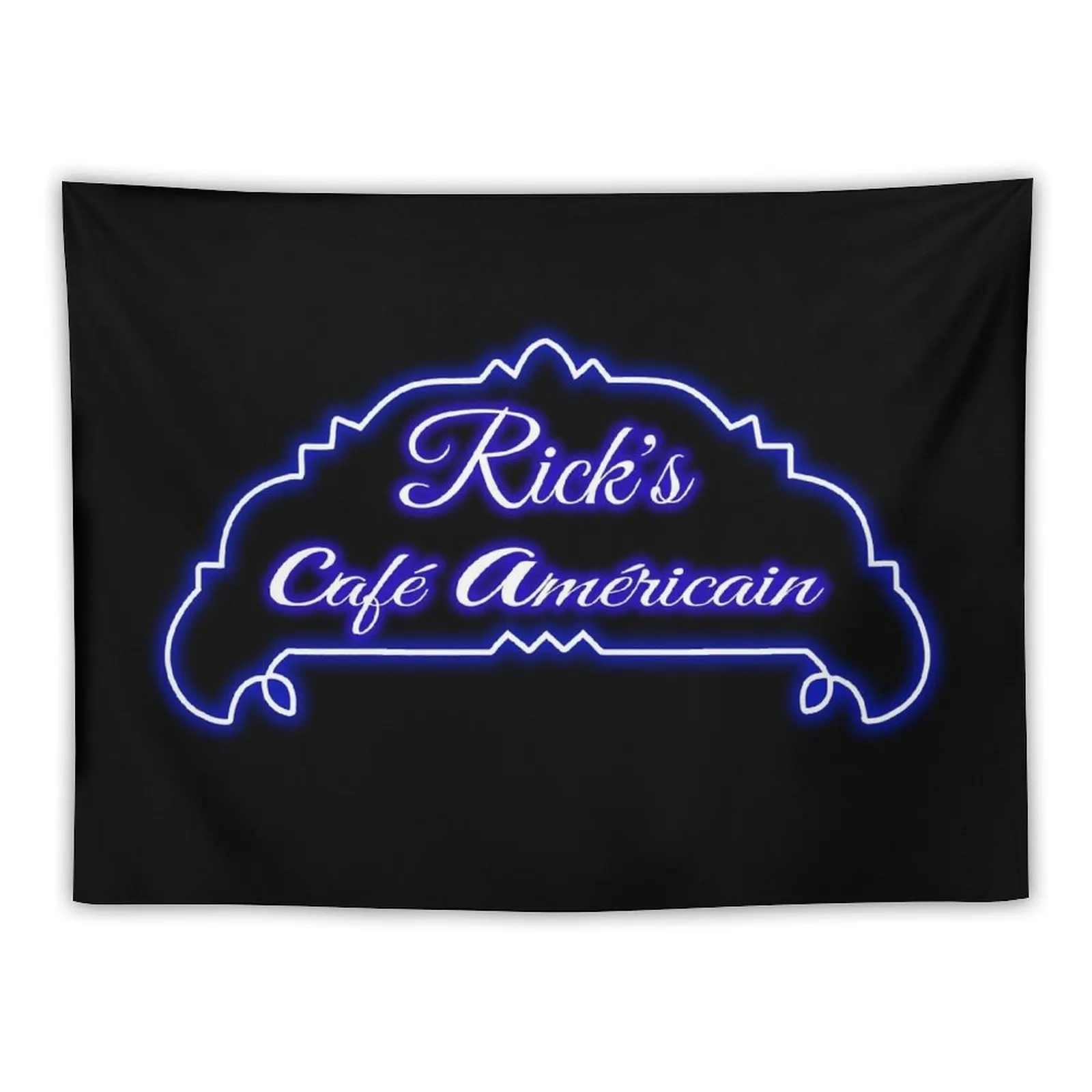 Ricks Cafe Americain neon sign Tapestry Nordic Home Decor Wall Tapestries Decoration Home Tapestry