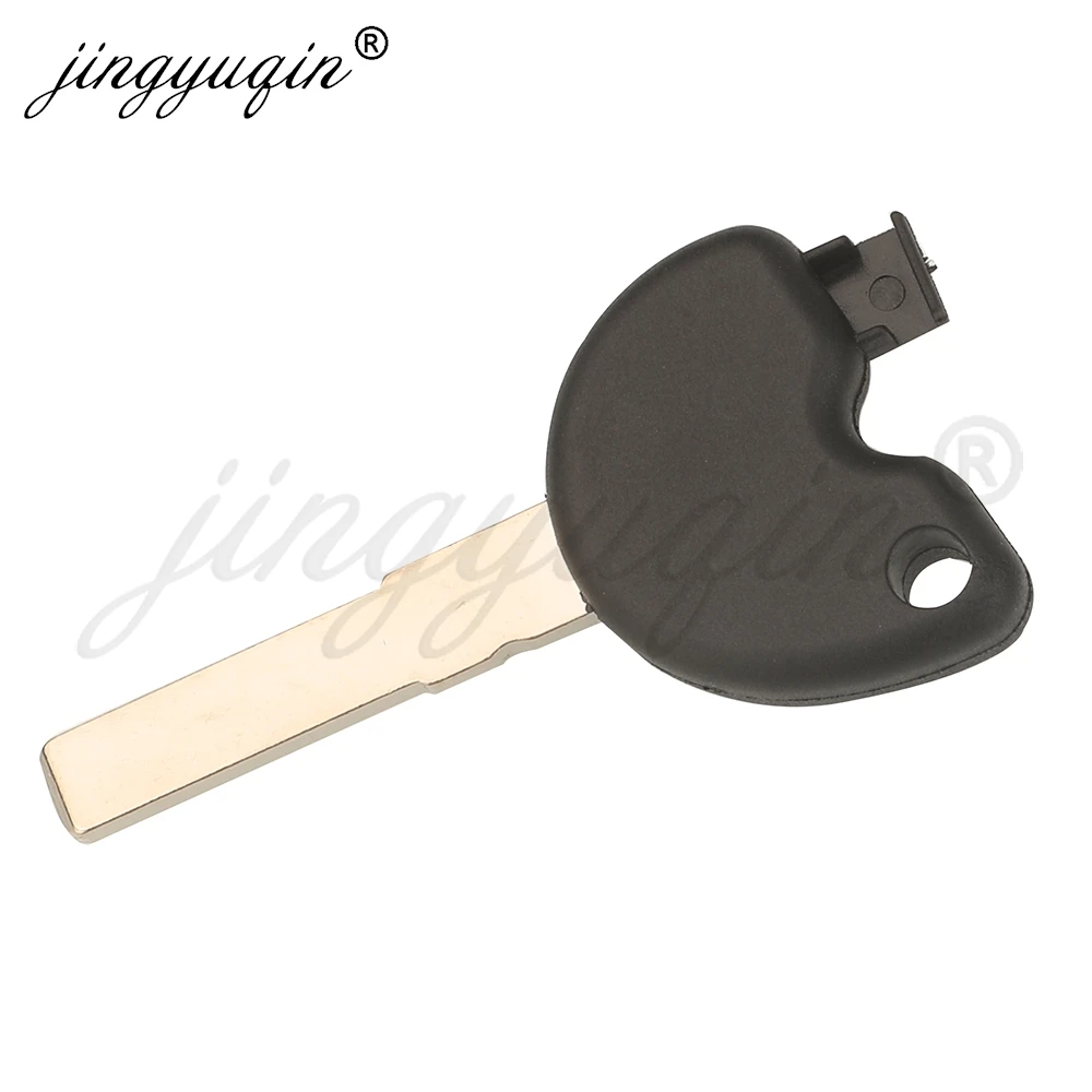 Jingyuqin 5/10pcs Motorcycle Key Blank for Vespa Piaggio 3vte Fly GTS GTV LXV Beverly Scooter Electric Motorbike Modified Flip