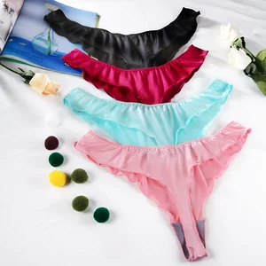 مثير الملابس الداخلية ثونغ للنساء الأسنان الخيط T سراويل الملابس الداخلية الملابس الداخلية الساخنة الوردي الفتيات أنثى سيدة الجنس 1 قطعة أعلى 10 مبيعات سراويل نانو ثونغ - رقم 7