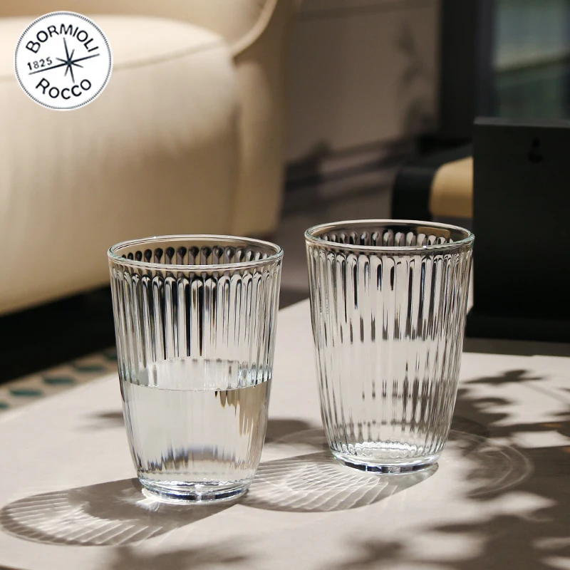 Bormioli Rocco Original große Kapazität, hitzebeständiges Glas, Saftbecher, Milch-Kaffeetasse, transparente runde Affen-Essutensilien