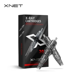 Xnet X-RAYカートリッジ20pcタトゥーニードルラウンドマグナムrm使い捨て滅菌安全タトゥー針カートリッジマシングリップ