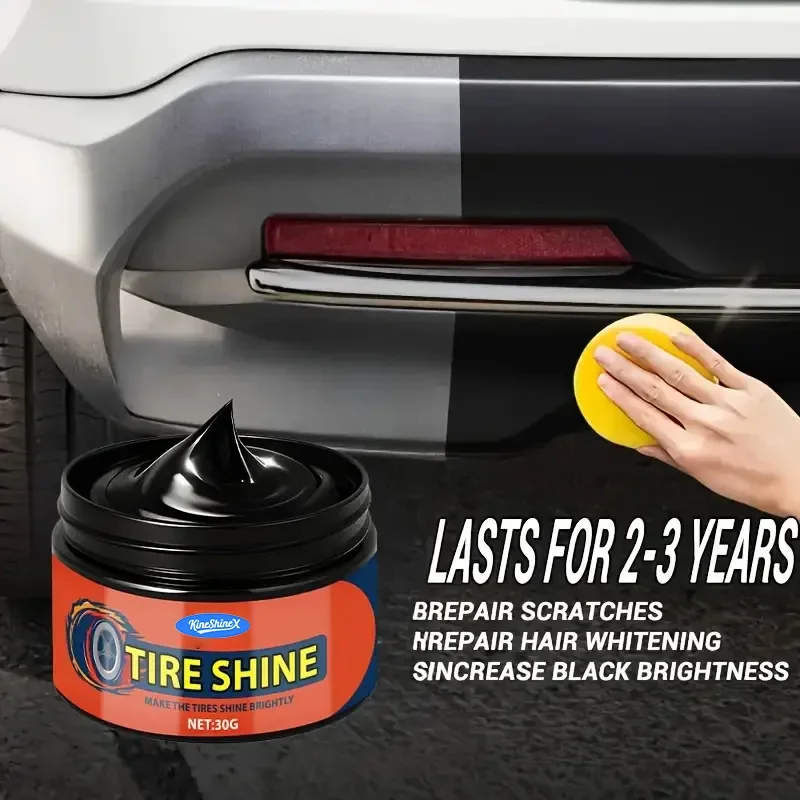 Automotive Repair Kit, Plastic Parts Update Paste, Interior Gloss Wax, Black Vehicle Yellowing, Nanocrystalline Coating