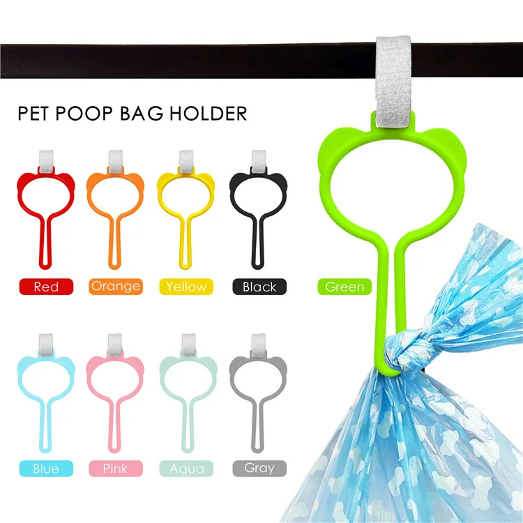 Dog Bag Dispenser for Dog Hands Free Waste Carrier Pet Dog Cleaning Supplies Dog Leash Dispenser Poop Bag Holder