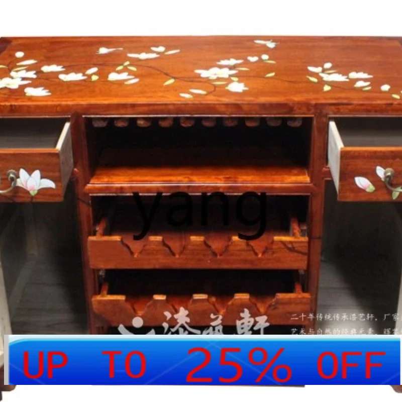 

LMM Modern New Chinese Style Solid Wood Simplicity Wine Cabinet Pastoral Dining Side Living Room Storage Cabinet