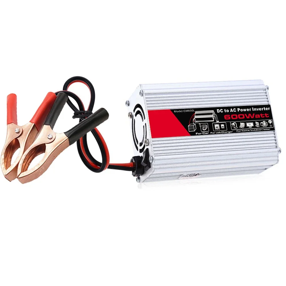 Universal Car Inverter Car Inverter 600W Power Car Inverter DC 12V Inverter With 2 Universal Sockets Universal