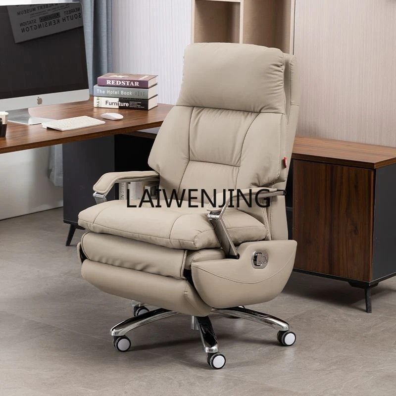 MJY Breathable Boss Leather Office Chair Office Computer Home Comfortable Massage Business Chair