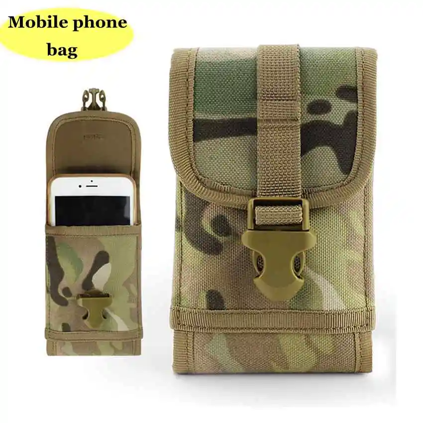 Universal Phone Storage Bag Hunting Tactical Nylon Belt For Samsung iphone Huawei Xiaomi Nokia Sony LG Case