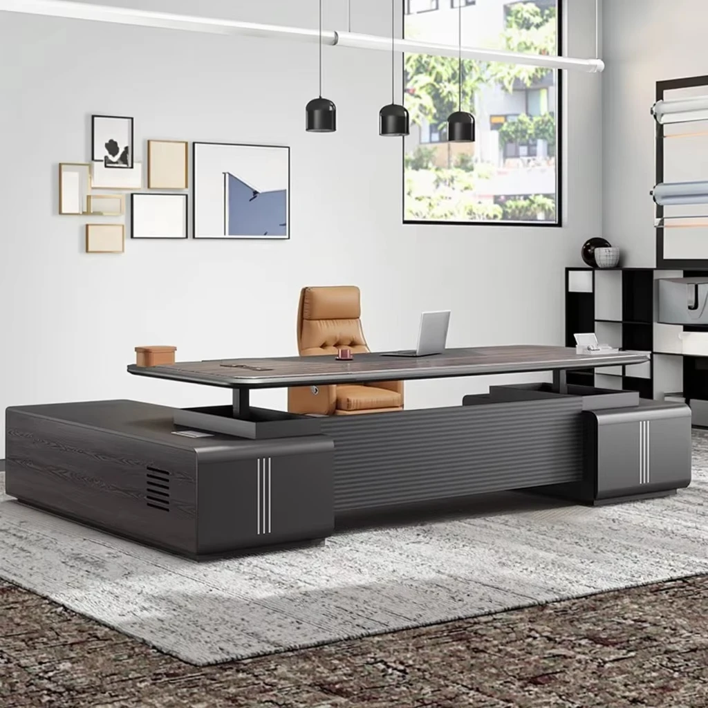 Intelligent Dual Motor Electric Lift Desk Study and Supervisor Table for Office or Bedroom Use with Computer Compatibility