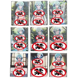 9Pcs/set Anime Game Sword Art Online Ice Sniper GGO Player Asada Shino ACG Sexy Nude Card Toy Gift Collection Card