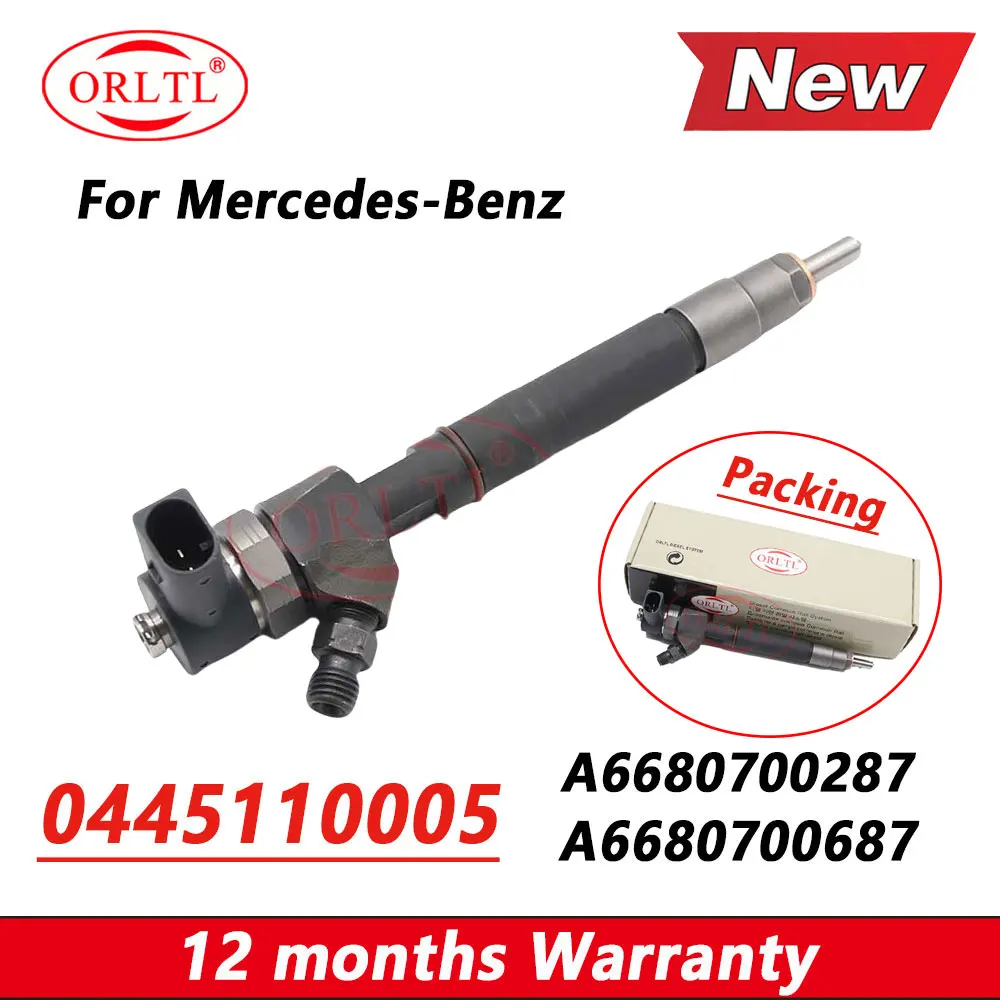 

0445110005 New Fuel Injector 0 445 110 005 Diesel Engine Nozzle A6680700687 for Mercedes-Benz 0445 110 005 A6680700287