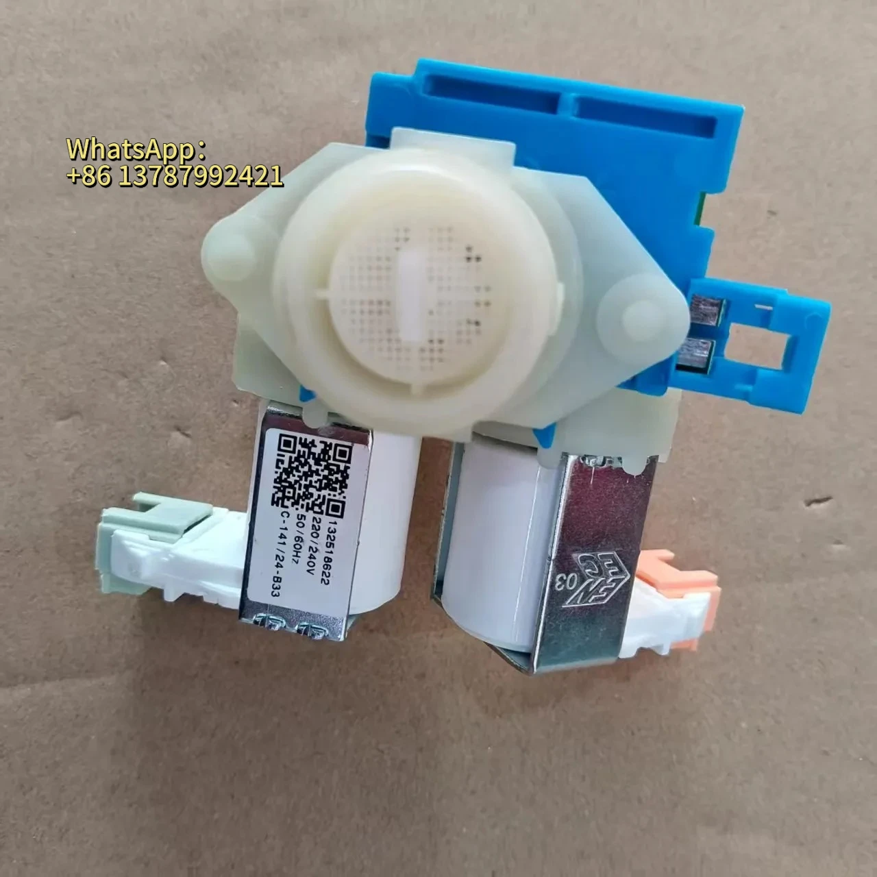 132518622 for Washing Machine Solenoid Valve 220-240V Dual 