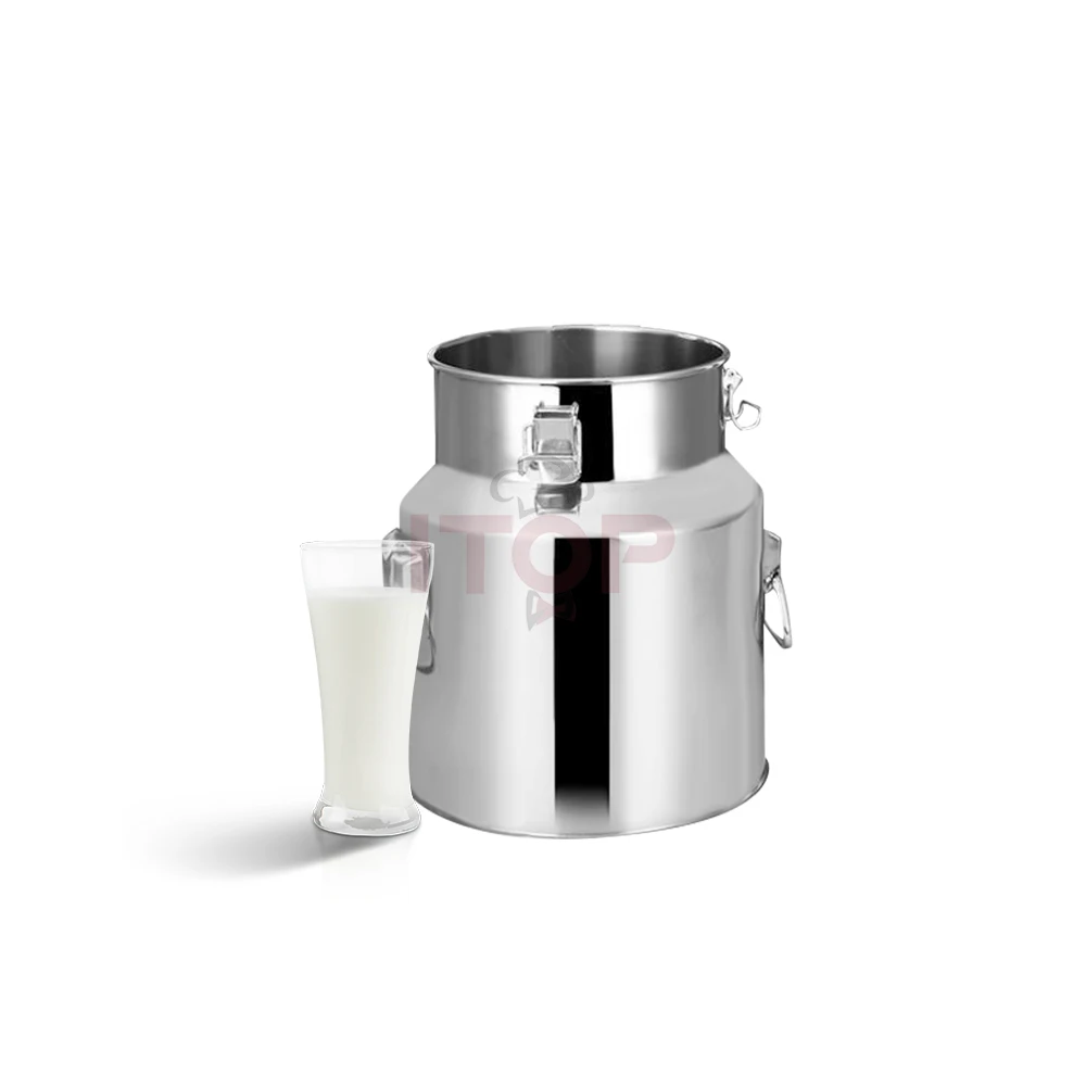 

Factory Supply 15L-68L Stainless Steel Milk Container Keg Milk Pail Barrel 15 Liter Bucket to Save Milk