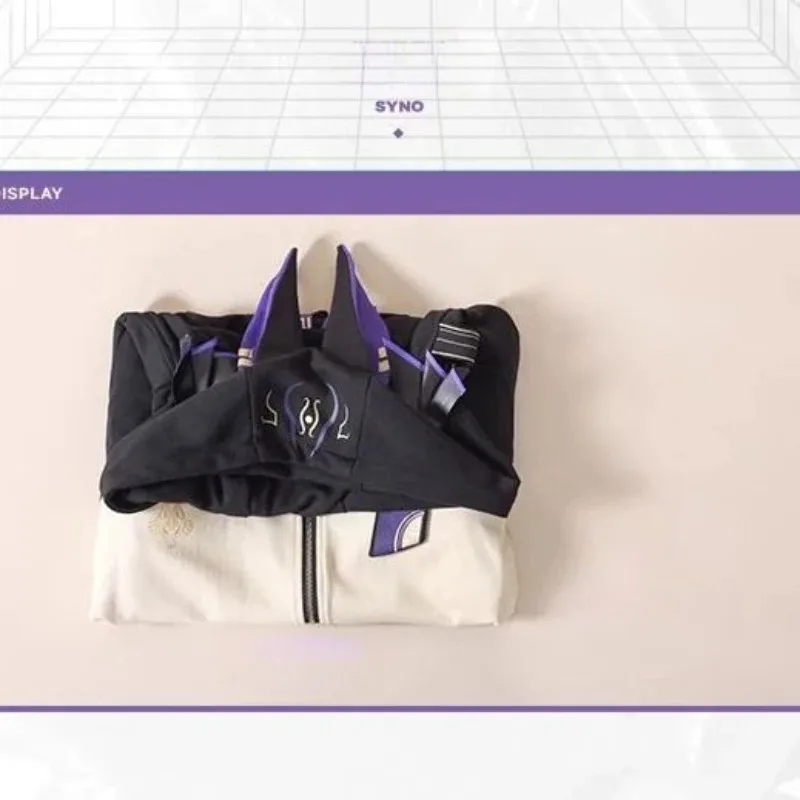 

CyCyno Tignari толстовки косплей Genshin Impact костюм Cyno куртка на молнии пальто модный пуловер с капюшоном уличная одежда для взрослых