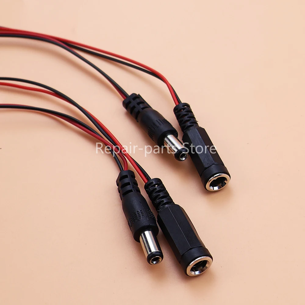 9V DC Batterie-Stromkabel-Stecker-Clip Hohlstecker-Anschluss für Arduino 5,5x2,1mm T/I-Typ für LED-Streifen – Detail 3