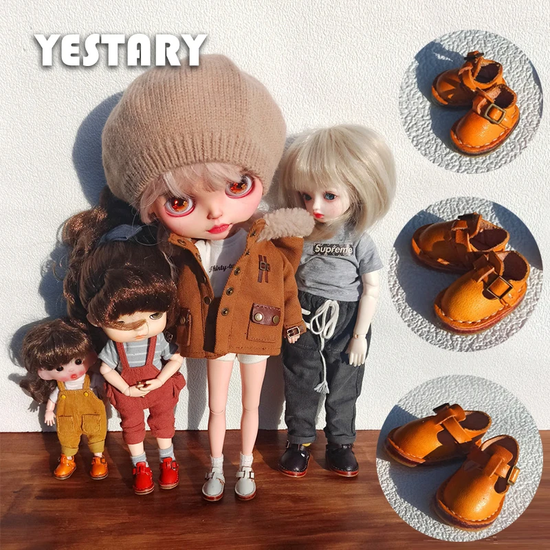 

YESTARY BJD Doll Clothes Ob11 Ob24 Shoes Bjd Clothing Accesories For 1/6 Blythe Dolls 3.0cm/3.7-4cm Foot MINI Shoes Kids Toys