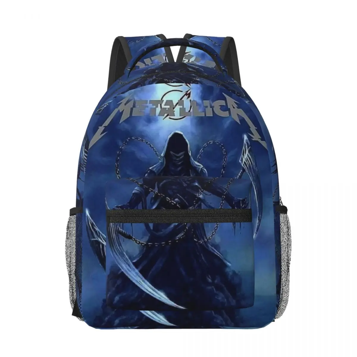 

Like-Metallica New Fashion High Capacity Waterproof College Backpack Trendy Laptop Travel Book Bag