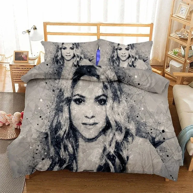 

Singer Shakira Bedding Sets Exquisite Bed Supplies Set Duvet Cover Comforter Set Bedding Set Luxury Birthday Gift Home Textiles