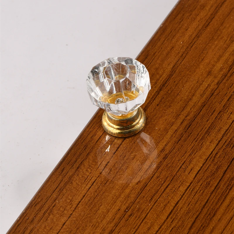10 Stuks 30Mm Heldere Kristallen Kast Handvat Lade Nachtkastje Meubel Handvat Pull Knoppen Kits Deur Knoppen