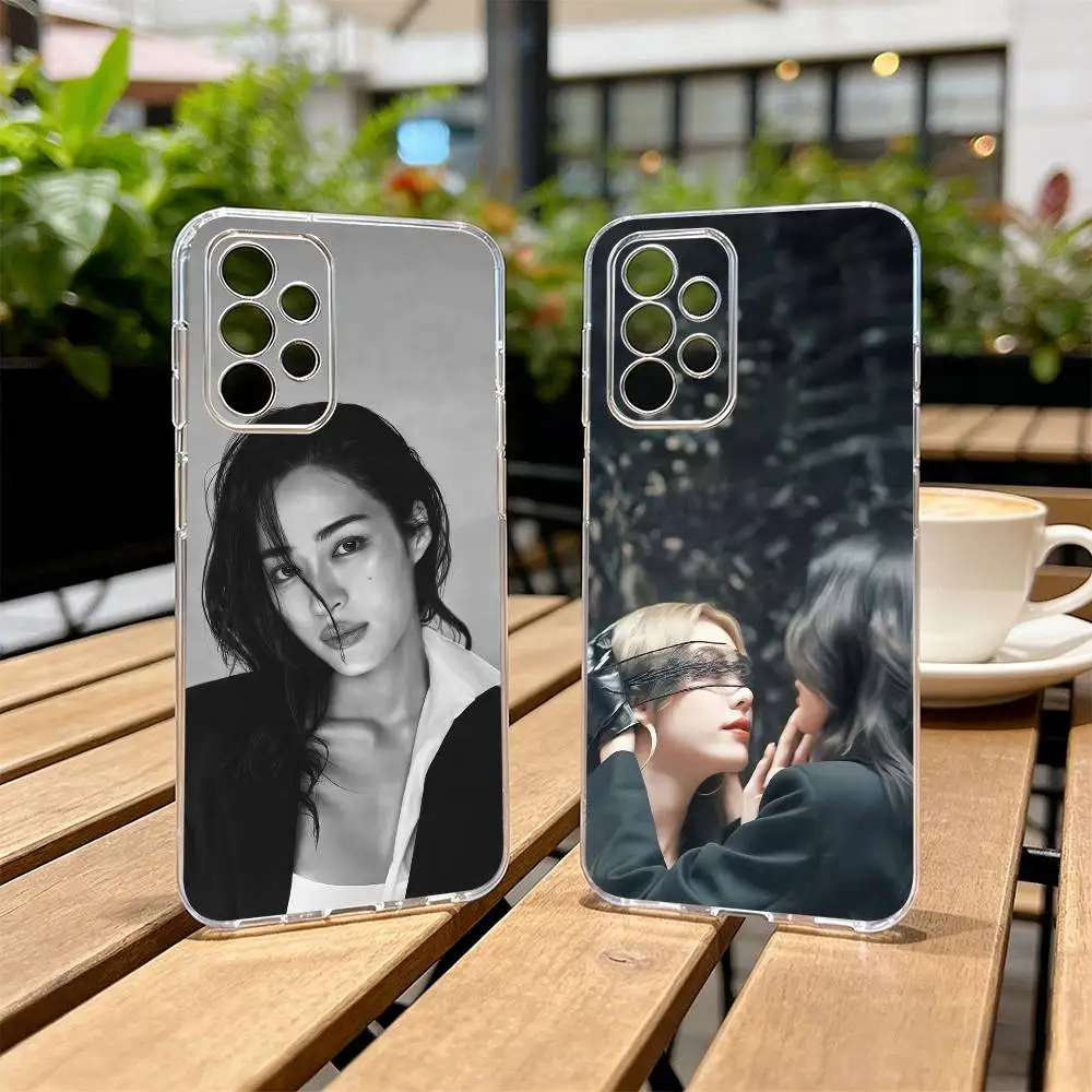 

L-Lingling Kwong Actress Phone Case For Samsung S25,S24,S21,S22,S23,S30,Ultra,S20,Plus,Fe Transparent Cover