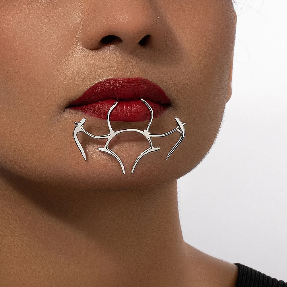 Punk dark no punch lip clip Gothic new no punch lip fashion men and women couples fashion jewelry accessories