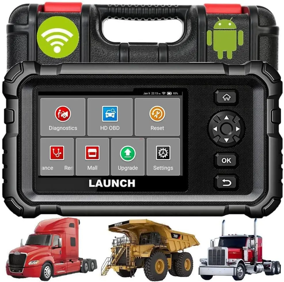 

LAUNCH CRP129 HD Heavy Duty Truck Scanner DPF Regen Full System Diesel Diagnostic Scan Tool Speed Limit Adjust 7+ Reset Service
