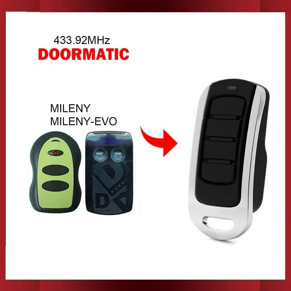 

Compatible With DOORMATIC MILENY Remote Control Gate DOORMATIC MILENY Garage Door Remote Control 433MHz 433.92MHz 868MHz