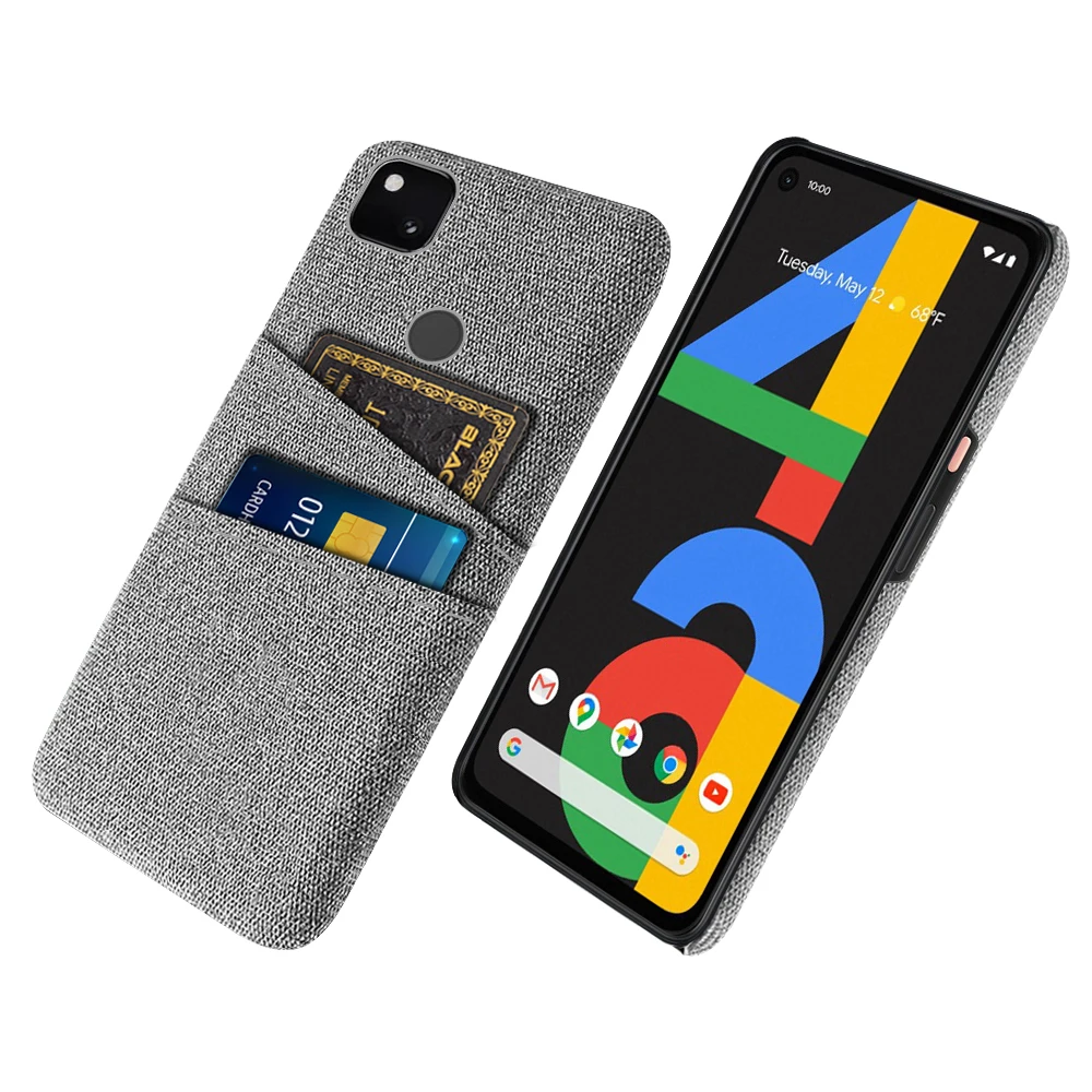 Dla Google Pixel 4A 4G 5A 5G 4XL 5 5XL 6 7 Etui Funda Dla Google Pixel 4 A XL Podwójna karta Tkanina Luksusowy pokrowiec biznesowy