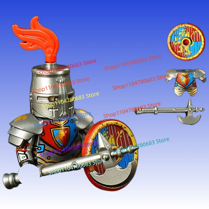 

Конструктор MOC: Минифигурка Рыцаря в Тяжелой Броне, Сборная Модель, Фигурка, Аниме, Мультяшная Игрушка, Подарок, Коллекционная Серия