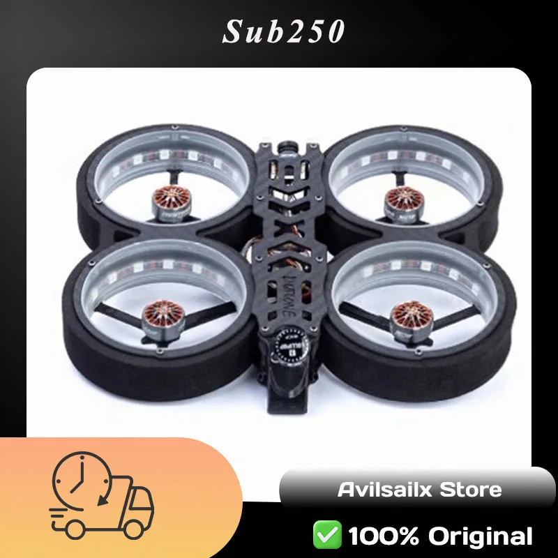 Diatone MXC Taycan 3" Duct Cinewhoop PNP 4-6S SW2812 LED 158mm MAMBA F405 1606 Motor For Indoor Outdoor Cinematic FPV