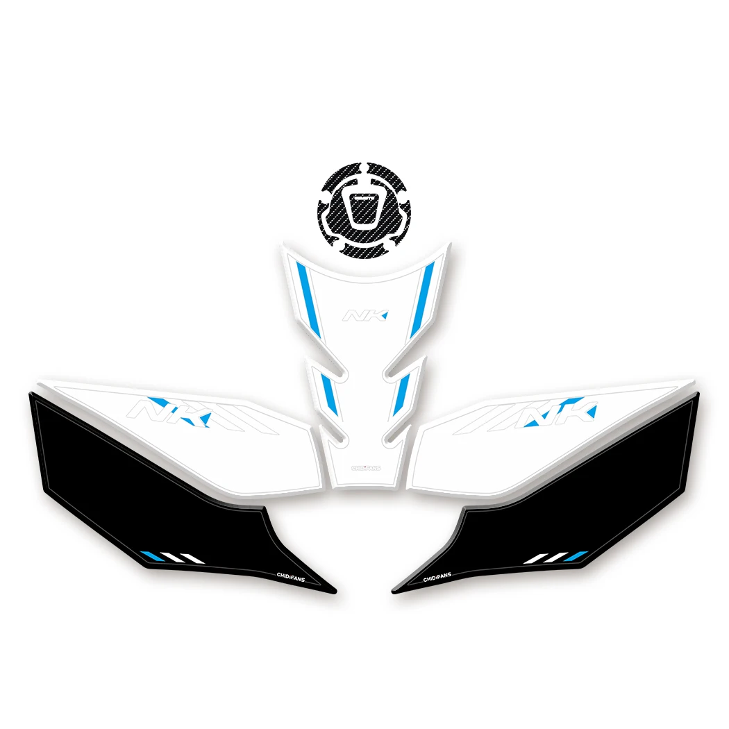 ل CFMOTO 675NK دراجة نارية المطاط خزان الوقود حماية أطقم وسادة الغاز ملصقات الديكور تجديد دراجة نارية الملحقات #3