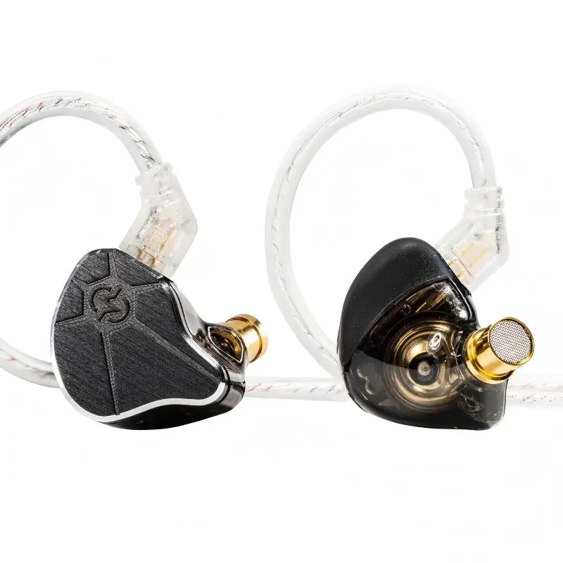 Auriculares intrauditivos híbridos CCZ BC04 DD y BA de alta dinámica para música con 2 pines Z, auriculares con cable HiFi, auriculares con monitor de bajos