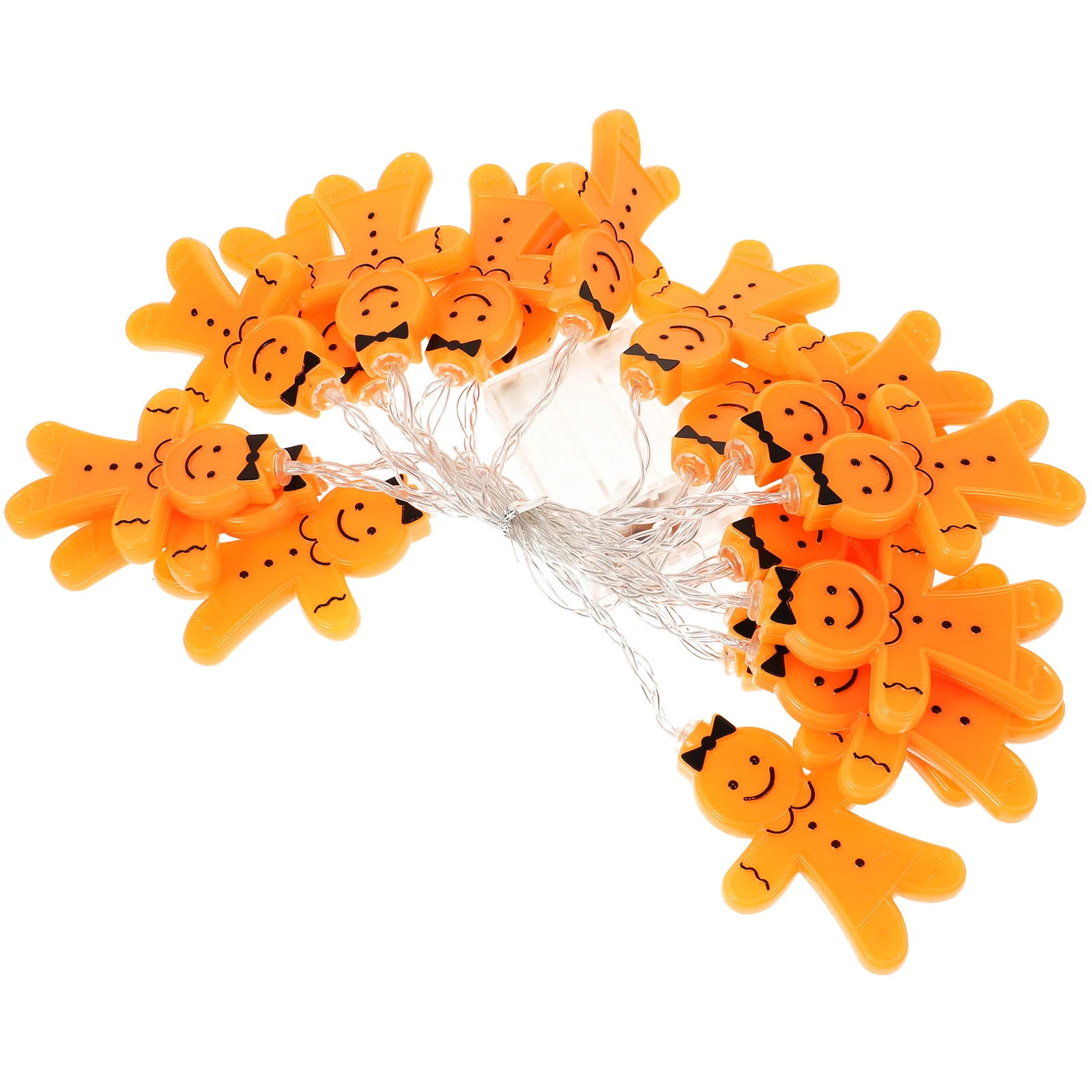 1 قطعة عيد الميلاد الزنجبيل رجل سلسلة ضوء عيد الميلاد LED مصباح غرفة داخلية الديكور احتفالي إضاءة الحفلات سلسلة مشهد عيد الميلاد #6