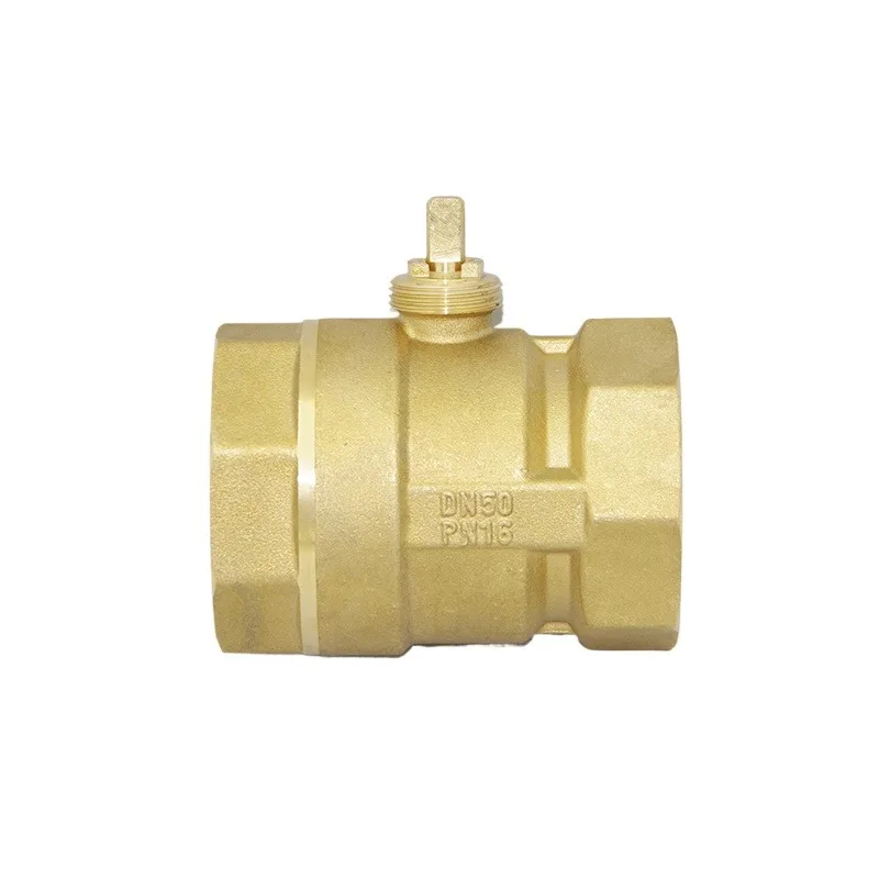 All Copper Electric Two-way Three-way Ball Valve Body Air Conditioner Floor Heating Electric Ball Valve DN15 20 25 32 40 50