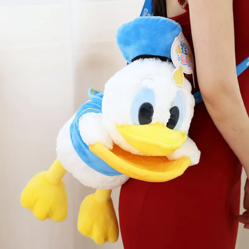 Cool And Trendy Disney Donald Duck Shoulder Bag Anime Characters Surrounding Large Capacity Cute Cartoon Hand Held Crossbody Bag