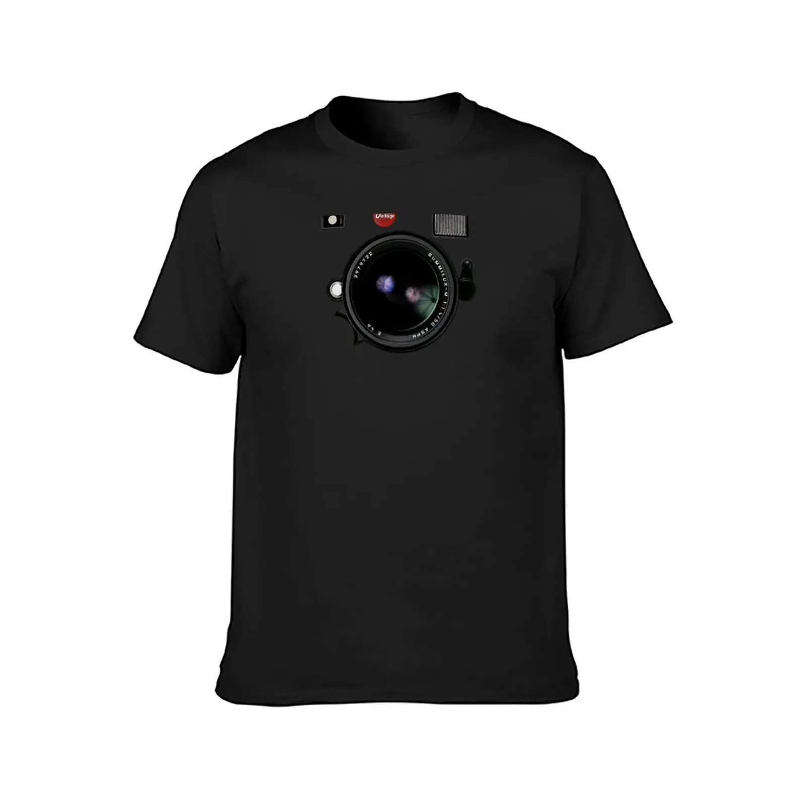 Classic Retro Old Vintage Black doff Camera T-Shirt customizeds vintage clothes funny t shirts for men