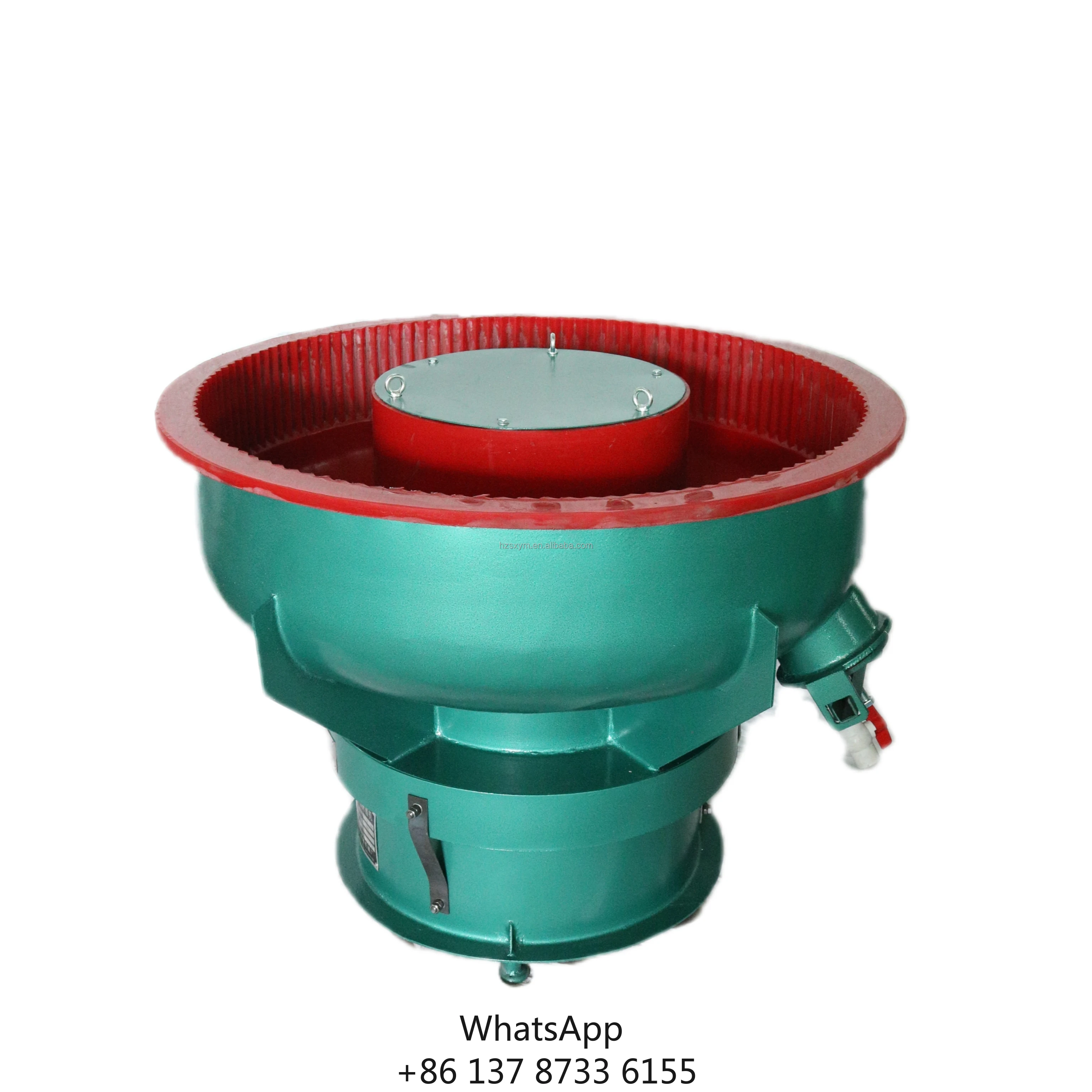 150L Automatic High Efficiency Aluminum Metal Parts Vibratory Polishing Machine For Deburring Polishing Multifunctional