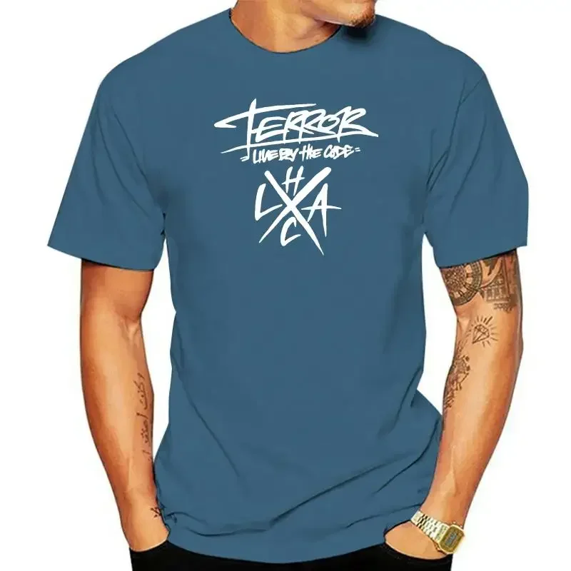 2024 funny summer style Authentic TERROR Band Hard Lessons Logo T-Shirt S-5xl NEW Print T Shirts graphic oversized harajuku tops image 2