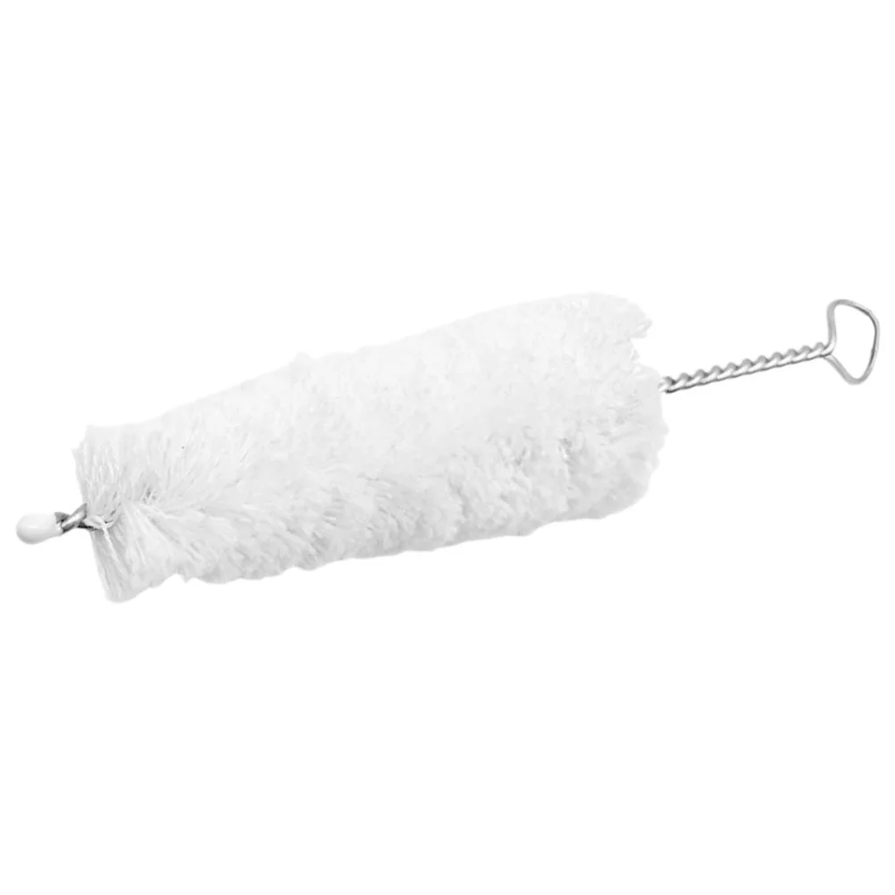 

Saxophone Flute Mouthpiece Cleaning Brush White Iron Cleaner for Accessories Removes Dirt Oil Stains Fingerprints Reusable