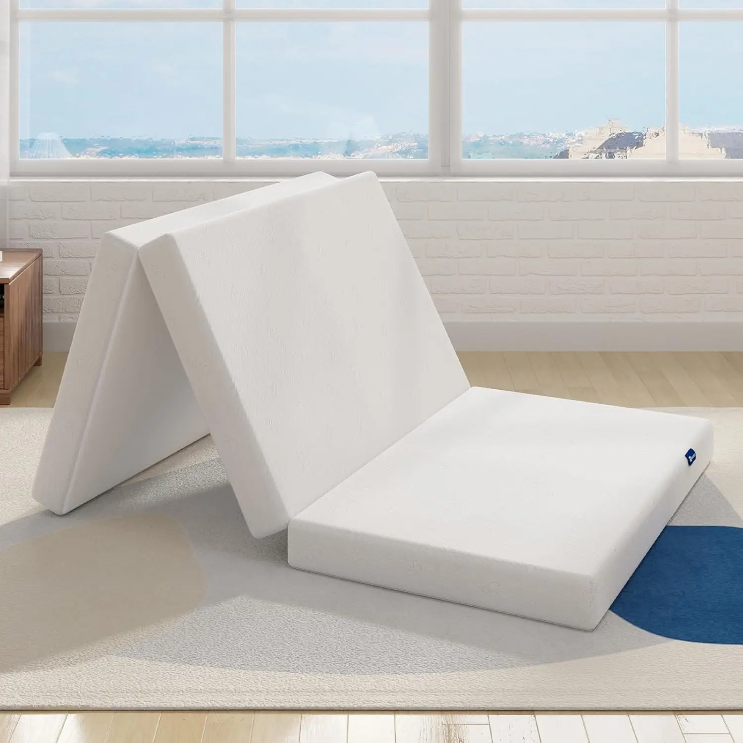 Avenco Opvouwbare Matras, 4 Inch Drievoudig Matras, Queen Size Opvouwbare Matras Voor Binnen, Rv/Camper, Reizen, Kamperen, Gast