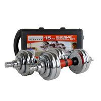 Custom Durable Chrome Electroplate Cast Iron Dumbells/Barbell 15/20/30Kg Adjustable Dumbbell Set 20Kg 30Kg 50Kg