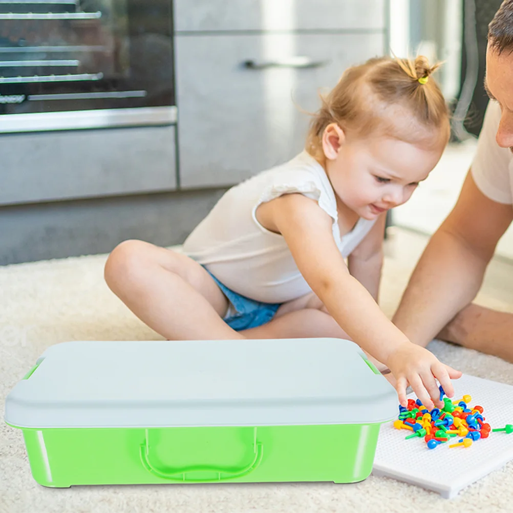 Sand Table Storage Box Toy Portable Sandbox Outdoor Toys Suitcase Funny Abs Tray Indoor Child