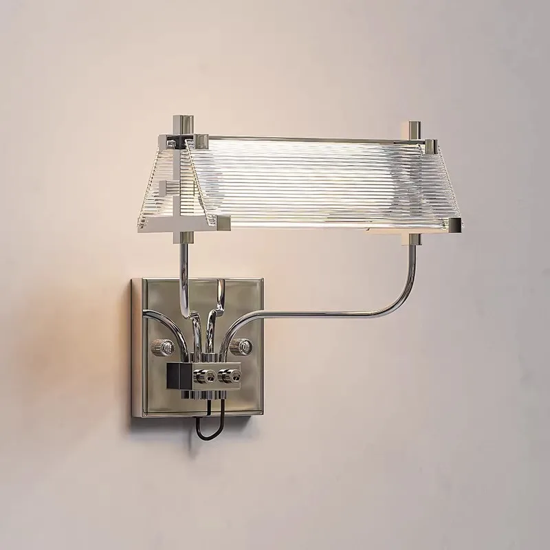 Modern Italian Minimalist Stainless Steel Wall Lamp For Living Rooms Hotels Villas Bracket Light Indoor Lighting Fixture