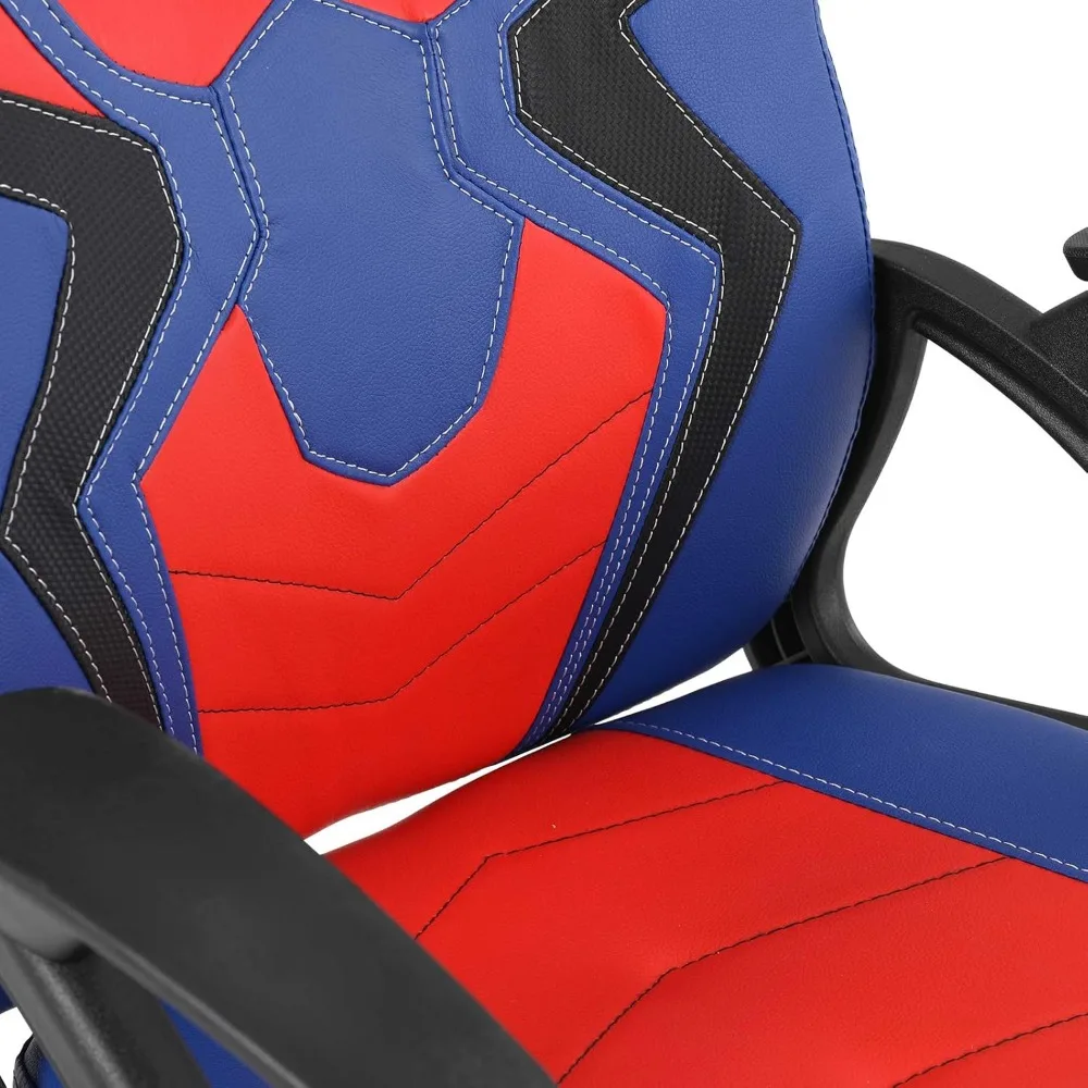 Ergonomic High Back Swivel Racing Chair for Teenagers, Adjustable Height Gaming Seat for Juniors and Students
