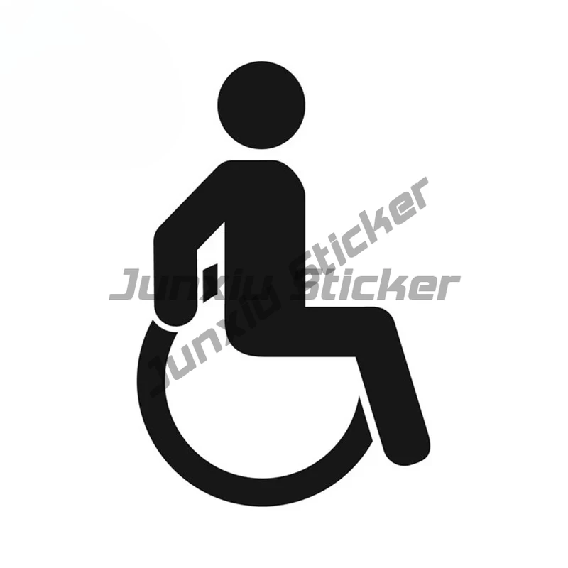 For Disabled Sign Car Assessoires Sticker Personality Surfboard Trunk Decal Occlusion Scratch Decoration