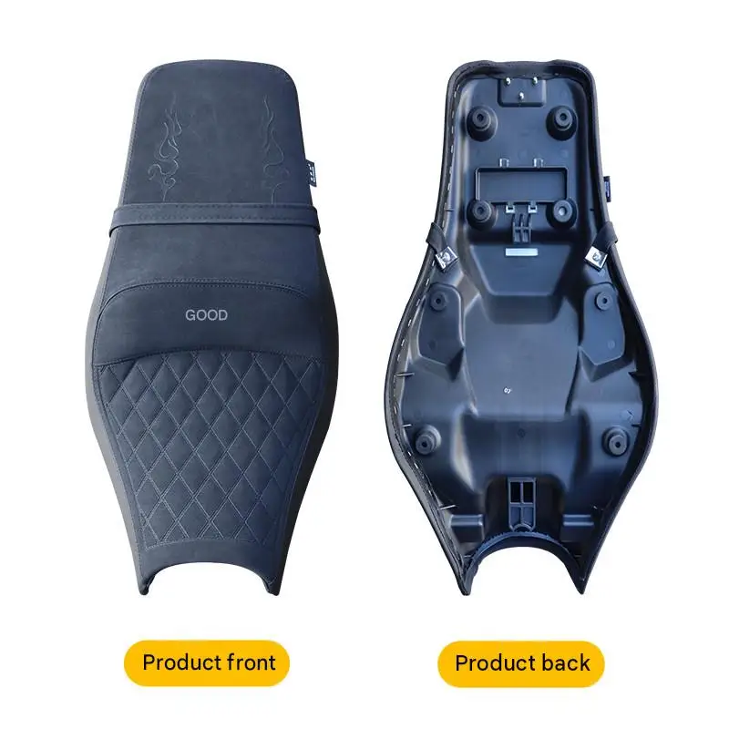 For Haojue TR300 Integrated Double Person Seat Non‑Slip Diamond Texture Dual‑Height Saddle Mod Accessories