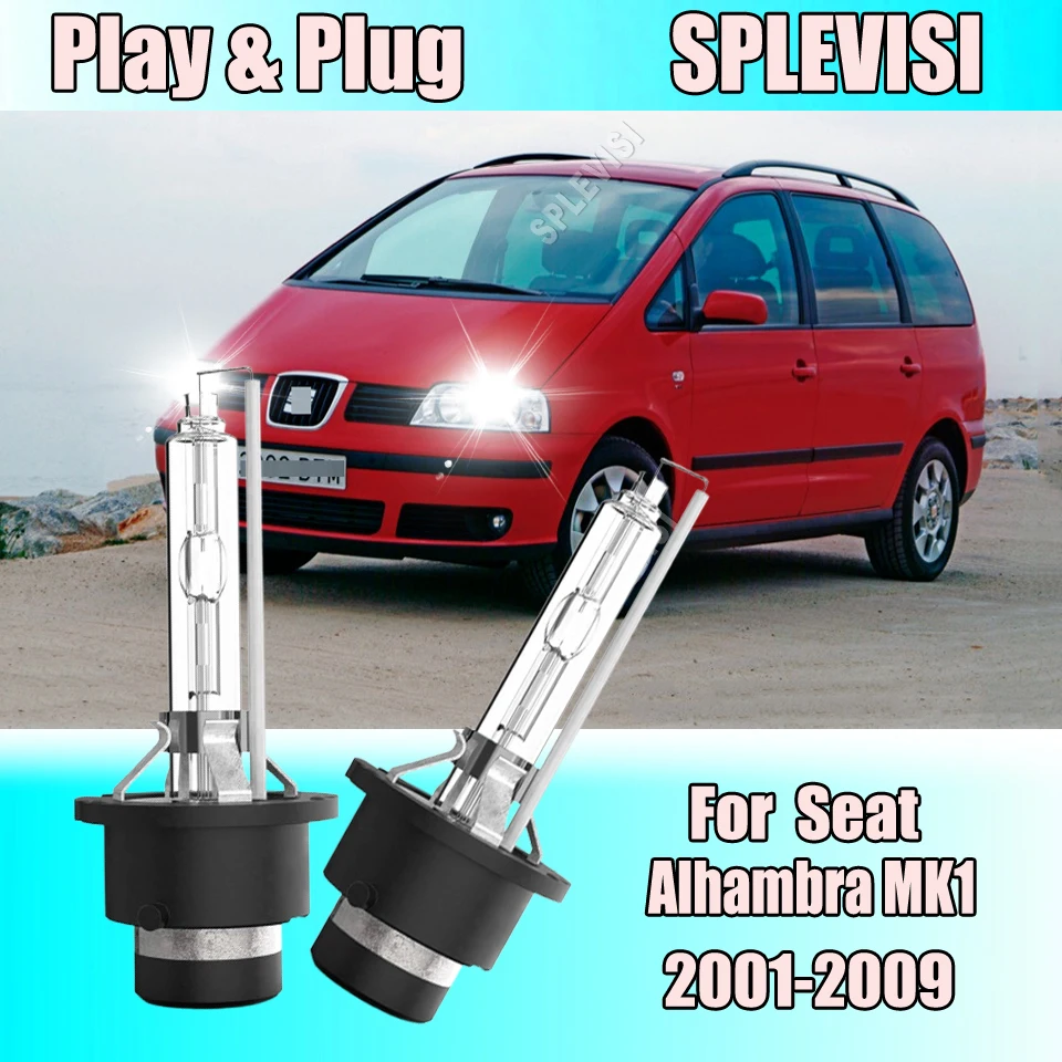 D2S HID Headlamp Headlight Combining Style and Functionality For Seat Alhambra MK1 2001 2002 2003 2004 2005 2006 2007 2008 2009
